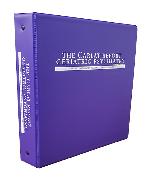 Carlat Geriatric Psychiatry Report Binder Organize Your Print Copies